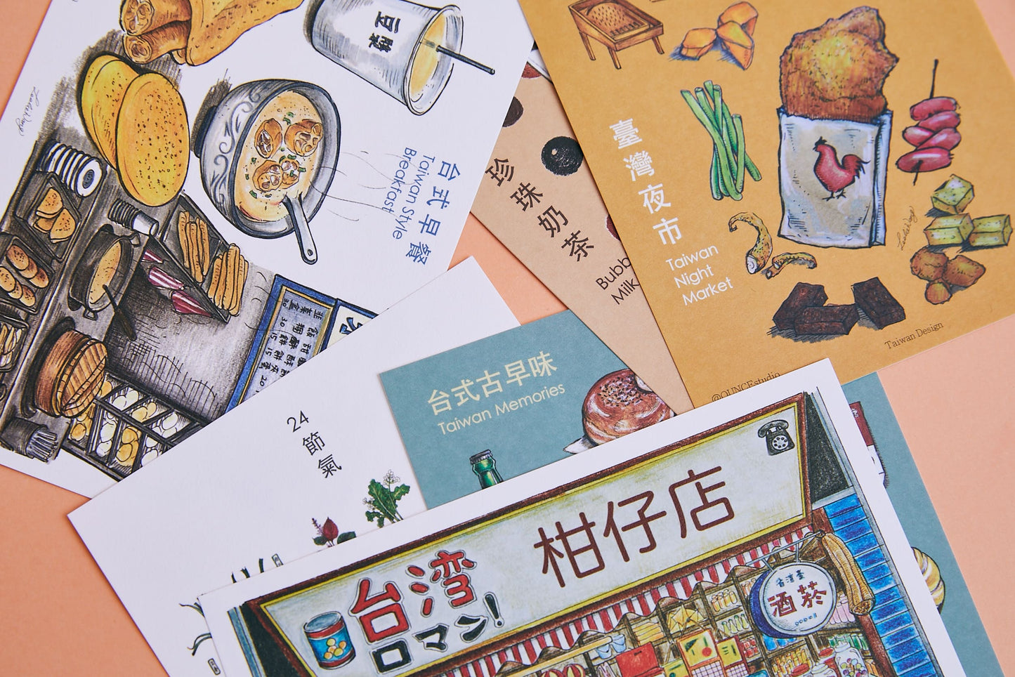 【在庫限り】早餐店明信片(はがき 朝食)